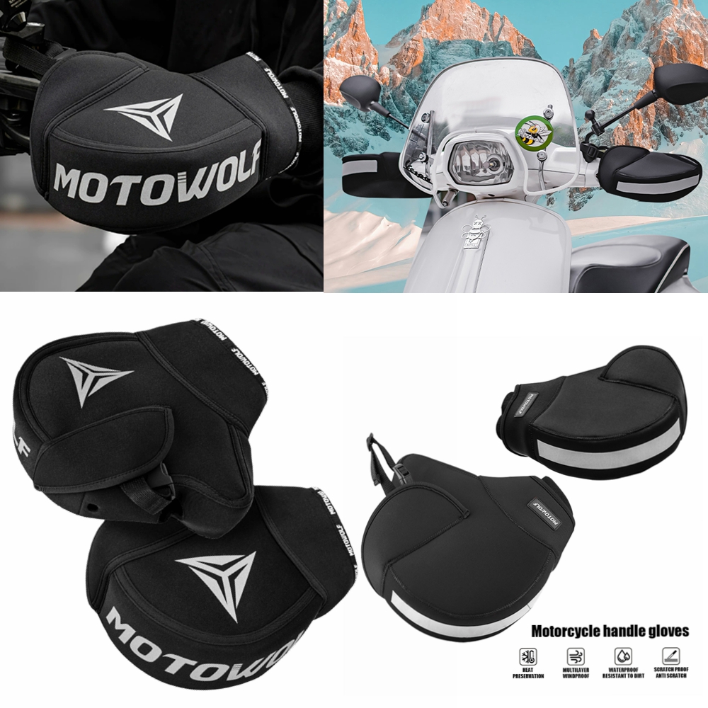 Heat Resistant Glove - Sarung tangan stang sepeda motor, tebal