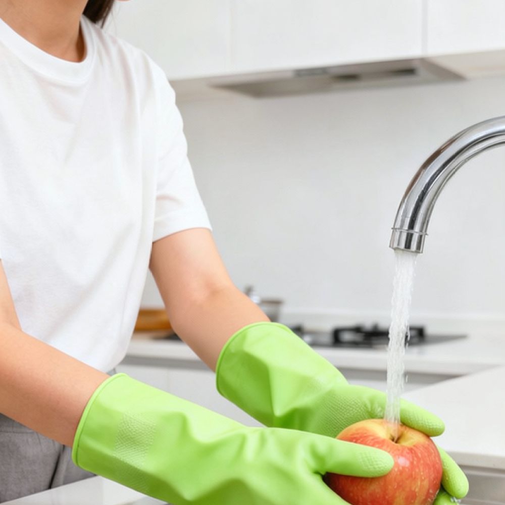 Sarung Tangan Dapur Nitril yan - Dish Glove Rubber ulasan dan harga