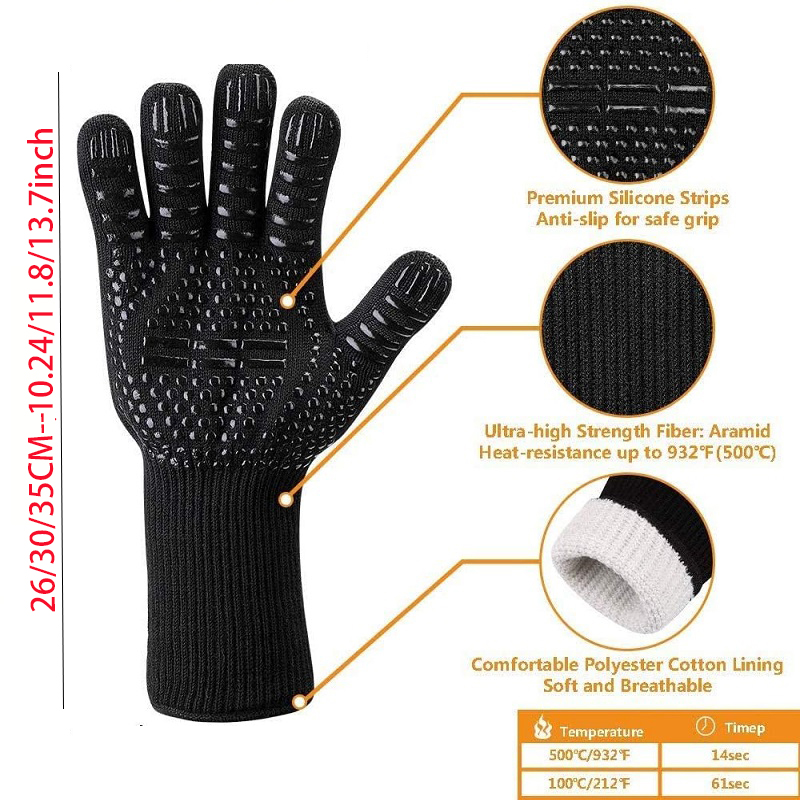 Sarung Tangan BBQ Tahan Api An - Heat Resistant Glove ulasan dan harga