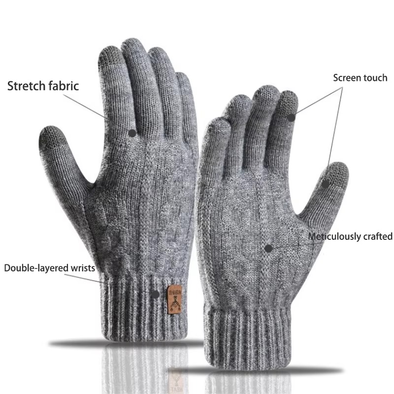 Sarung Tangan Rajut Wol Termal - Wool Glove Lined ulasan dan harga